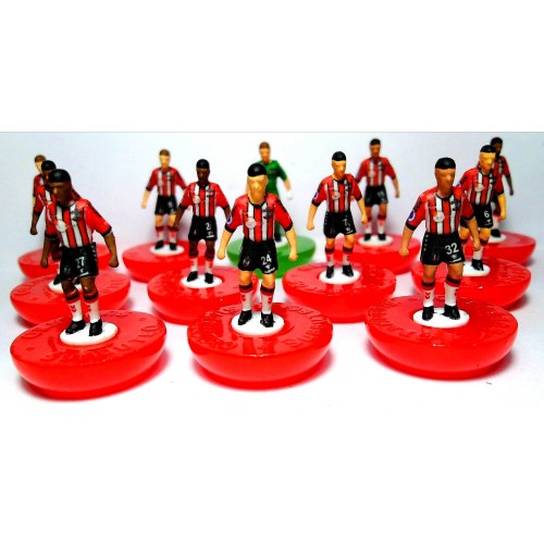 Subbuteo Andrew Table Soccer Southampton 2021-22 on Classic Hasbro Bases